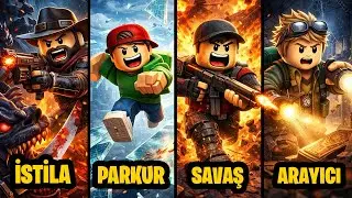 4 Oyun, 4 Kişi… Sonunda Asansörden Sağ Çıkabildik mi? | Roblox