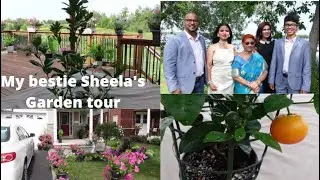 Garden tour  in Canada. Sheela's home. Virtual garden tour.