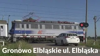 [ USTERKA ] 🇵🇱 Przejazd kolejowy / Railroad crossing Gronowo Elbląskie ul. Elbląska