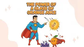 Little Orange Hero: The Power of a Glass of Orange Juice💪