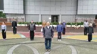 Liu he ba fa practice in shanghai with Master Liu xiaoling in November 2017