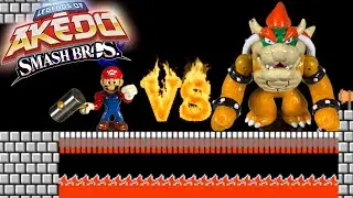 Пользовательские сражения Akedo Warrior в Японии: Марио против Боузера #akedowarriors #eddiesworl...