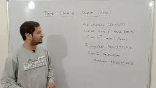 Doubt Clearing Session I Math class 10