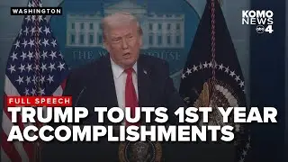 FULL PRESSER: Trump touts accomplishments in 1st full year of his 2nd term in the White House