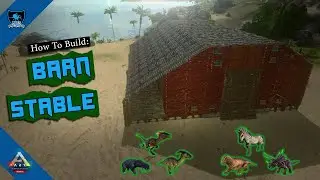 How to Build a Barn Stable! [Ark Mobile Building Guides: EP5]