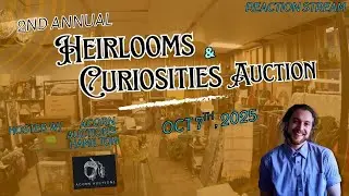 Heirlooms & Curiosities 🦇🎃 Auction Close | Live Reaction w/ Acorn Auctions Hamilton