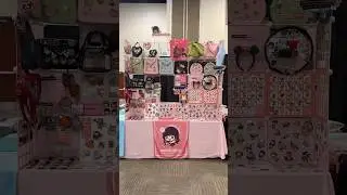 Revealing my Anime Riverside 2025 Booth 👀 #artistalley #animecons #mualcaina
