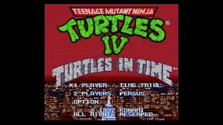 Teenage Mutant Ninja Turtles IV: Turtles in Time - Super Nintendo (SNES) - HARD MODE -  Longplay