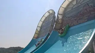 The Edge side by side dueling water coaster at Soaky Mountain (August 5th, 2024)
