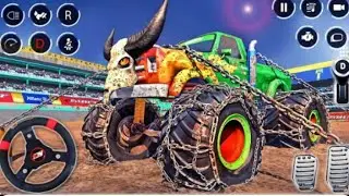Monster Truck Mega Ramp Extreme Racing - Impossible GT Car Stunts Driving - Gadi game - Android Game