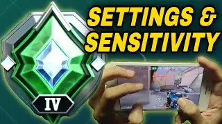 VALORANT MOBILE HANDCAM GAMEPLAY + SENSITIVITY SETTINGS (Ultimate Control!) 