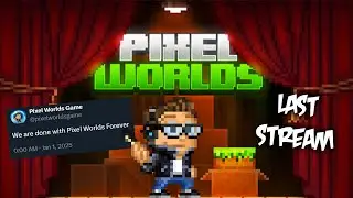 Jake's Final PIXEL WORLDS Livestream ! *Deleted Video*