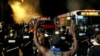 Charlotte on edge after police shooting protests turn violent