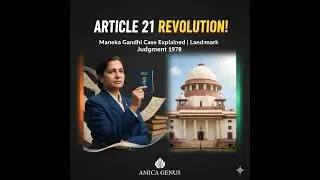 Maneka Gandhi v. Union of India (1978) | Article 21 Landmark Case |