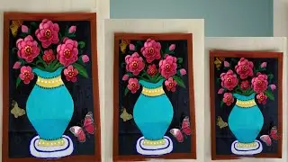 Easy ! DIY Wall Hanging From Egg Tray | Egg Carton Craft Idea | Home Decor ideas