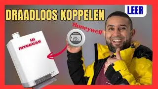 Leer Honeywell thermostaat draadloos koppelen met Intergas cv ketel