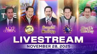 LIVE! Back-to-Back Program by Pastor Apollo C. Quiboloy &bull; November 28, 2025