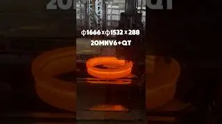 Single-Sided Profile Ring Rolling for Wheel Hub Rings 🔥 #forging #wheelhub  #engineeringmachinery