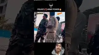 Police Vs Army Power🔥☠️Power of Indian Army🪖🗿#police #army #power #indianarmy #commando #viral