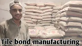 Tile bond manufacturing/how to make tile bond in Desi style/formulation/manufacturing process