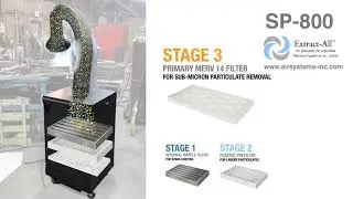 Extract-All Model SP-800 Portable Fume Extractor