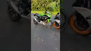 KTM RC 390 VS NINJA 300 #shorts #kawasaki #ninja300 #ktm #ktmrc390