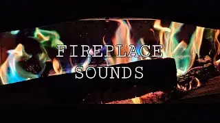 Colorful fireplace sounds for relaxation and sleep