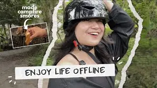 A Weekend Digital Detox 🌿 | Glamping, Korean BBQ & Smores ✨ @ayadelrosarioo 