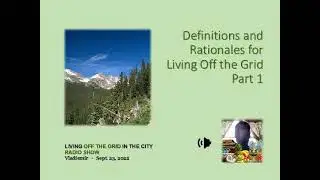 Definitions and rationales