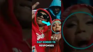 Rap Disses vs Responses😳🔫 #rap  #cardib #diss