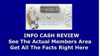 Info Cash Review  Does Chris Carpenter's New Version Of Google Cash Work Or Is It A Scam?