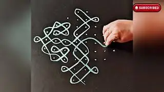 Simple rangoli 🪷 🪷@Pravarangoli 🌹#rangoli #muggulu #padikolam #trendingvideo #kolam #rangolidesigns 