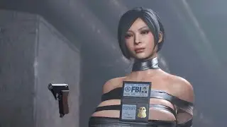 Resident Evil 2 Remake Ada Tape Bound II XXL - Black latex | Biohazard 2 mod