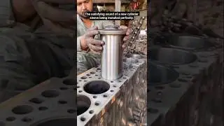 Engine Cylinder Liner Install