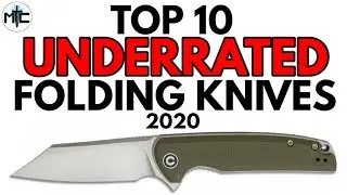 Top 10 EXTREMELY Underrated Folding / Automatic Knives - Updated August 2020