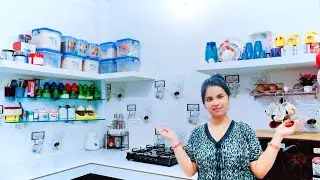 My updated non modular kitchen organization/Indian Non modular small kitchen tour