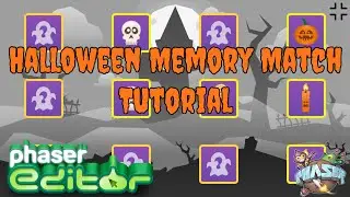 Phaser Editor v4 Tutorial: Build a Spooky Halloween Memory Match Game!