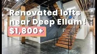 Renovated Historic Lofts near DEEP ELLUM & DOWNTOWN, DALLAS! Pool, Gym & Dog Park! Exposed Brick!