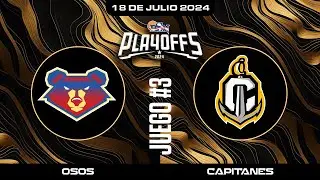 Osos de Manatí vs. Capitanes de Arecibo - Juego #3 - BSN2024