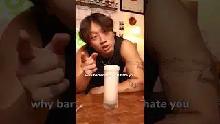 Nitro Ramos Gin Fizz #ginfizz #bartender #bartending #mixology #barchemistry #cocktails