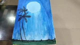 I did this watercolor painting with my own  imagination. Please like and subscribe