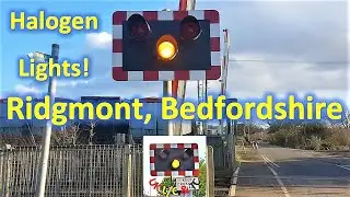 (Halogen Lights) Ridgmont Level Crossing, Bedfordshire