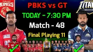 IPL 2022 | Punjab Kings vs Gujarat Titans Playing 11 | PBKS vs GT Playing 11 2022
