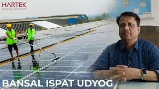 Hartek Solar installs solar at Bansal Alloys | Vijay Bansal |