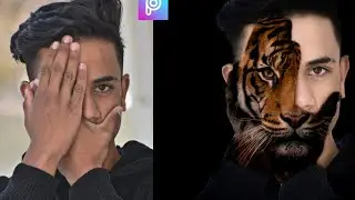 Picsart Tiger Photo Editing | Picsart Photo Editing | Tiger Editing | Tiger Editing pose