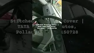 Stitched Steeeing Cover | TATA Sumo|DRS Autos, Pollachi - 9790150728 #accessories #caraudio