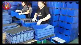 Custom laminated corrugated plastic dividers