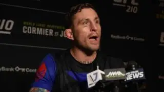 Post-Fight Scrum with Gregor Gillespie at UFC 210
