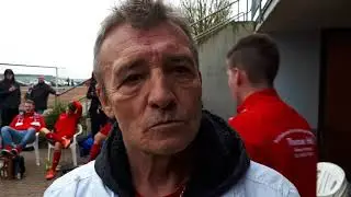 Karl-Heinz Reisdorf, Trainer SG Moseltal Maring, nach dem 6:1 &uuml;ber den TuS Platten.