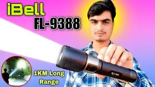 IBELL FL9388 Torch Review ||5 Light Modes | Ultra Long Range | Best Rechargeable Torch 2025